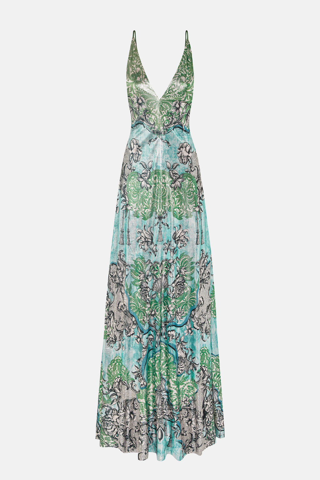 Daria Dress Rocaille Lace Cyan