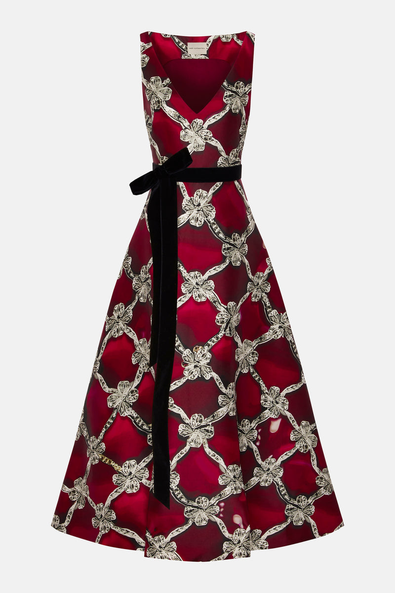 Mykah Dress Plexus Ruby – marykatrantzou