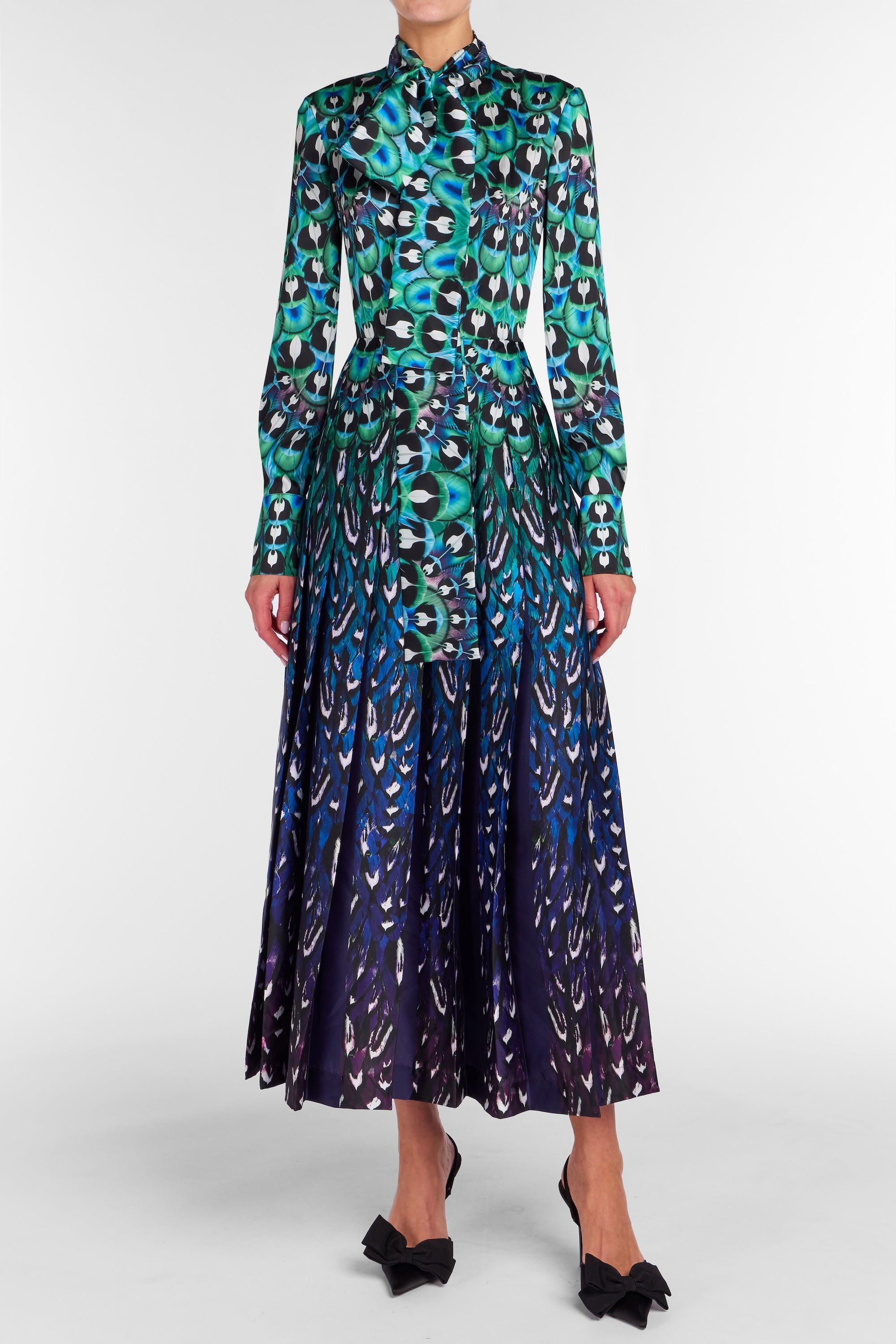 Alexis Dress Plumarie Teal Feather Alexis Dress Plumarie Teal Feather