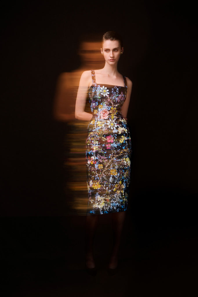 mary katrantzou sequin dress Mary Katrantzou sequin detailing Dress