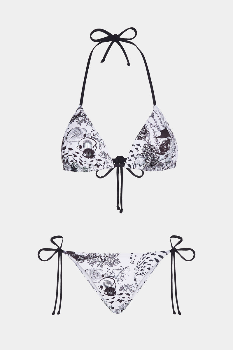 Mykonos Bikini Paint by Numbers Mary Katrantzou marykatrantzou